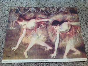 Stampa d'epoca 1937 due ballerine danza balletto giovani donne stampa artistica antica - Foto 1 di 5