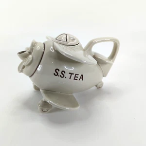 Fritz and Floyd SS Tea Pot Airplane Plane Teapot Collectible Vintage MCMLXXVIII - Picture 1 of 9