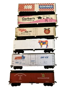 BACHMANN/ROCO/TYCO - COLLECTION OF (6) AMERICAN 40' REEFER CARS (UNBOXED) H0 - Picture 1 of 14