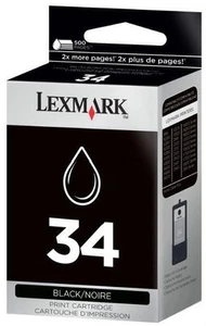 20 Virgin Empty Genuine Lexmark 34 Black High Capacity Inkjet Cartridges - Picture 1 of 1