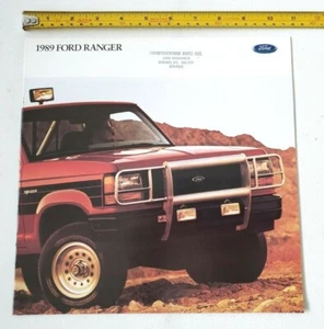 1989 FORD RANGER Pick Up Truck Brochure Vintage Canada 24 pages - Picture 1 of 12