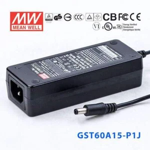 Mean Well GST60A15-P1JPower Supply 60W 15V - Picture 1 of 5