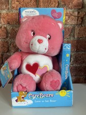 Care Bear Vintage Love A Lot Bear With Sealed VHS