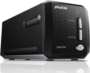 Plustek OpticFilm 8200i AI Film Scanner 7200dpi USB Film Slides Black - Picture 1 of 7