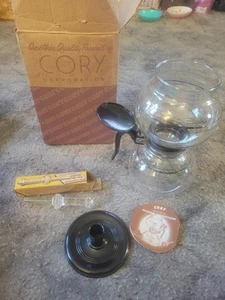 Antique Cory Coffee Brewer Pot 4-8 Cups Filter Rod In Box - Picture 1 of 8