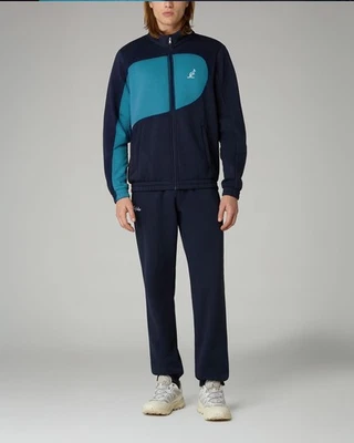  Voller TrainingsAnzug HERREN Australian DUNE Blau Navy Reißverschlusstaschen  - Bild 1 von 4
