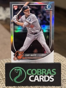 Bowman 2025 cromo rojo novato Coby Mayo Orioles  - Imagen 1 de 2