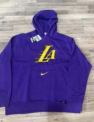 Nueva Sudadera con Capucha Nike Los Angeles Lakers City Edition Púrpura NBA Baloncesto Hombres Talla XL Foto 1 de 4