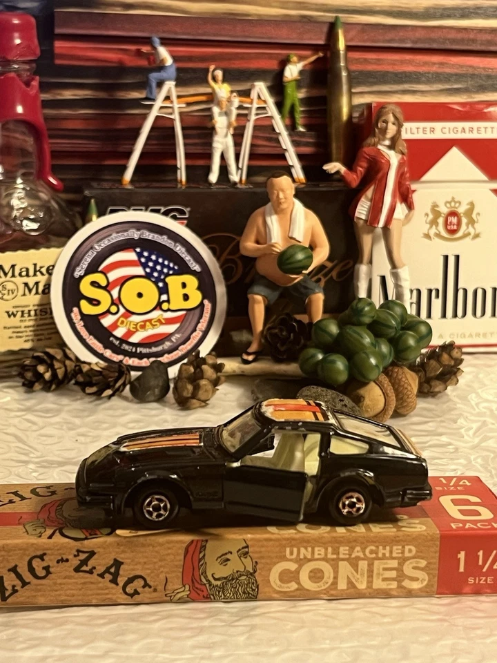 Lesney Matchbox 1979 Datsun Fairlady Z negro diecast usado excelente estado HK Foto 1 de 4