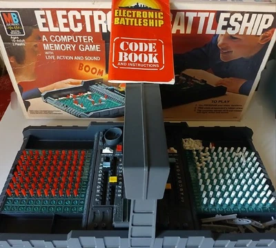 Vintage 1979 Electronic Battleship Game Milton Bradley Complete w/ Box TESTED - Image 1 of 4