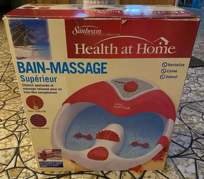 Sunbeam Health at Home Premium Foot Spa (SBH1700) New Open Box  — 第 1/3 张图片