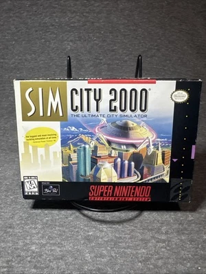 SimCity 2000 Super Nintendo Entertainment System SNES CIB 17 - Image 1 of 4