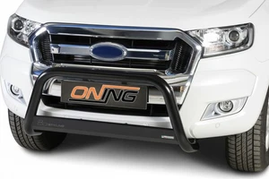 Frontbügel Edelstahl SCHWARZ für Ford Ranger 2016- Ø63mm mit Gutachten - Bild 1 von 7