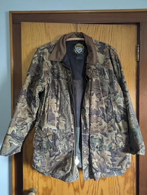 Chaqueta de caza Lewis Creek Ducks Unlimited de lona encerada talla grande Foto 1 de 4