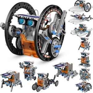 13-in-1 Solar Robot Toys STEM Science Kit for Kids 8-12, Building Robotics Gift - Picture 1 of 8