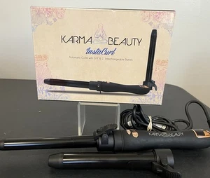 KARMA BEAUTY InstaCurl Automatic Curler with 3/4" and 1" Interchangeable Barrels - Picture 1 of 13