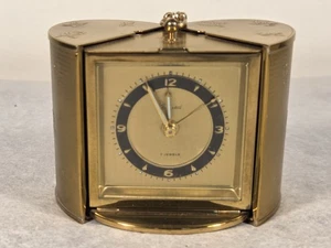 Seltene Vintage PHIGIED "EXTRA" Reisewecker 7 Jewels Uhr mit Deckel funktioniert gut - Bild 1 von 13