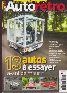 AUTO RETRO HS N°09    13 AUTOS A ESSAYER AVANT DE MOURIR - Imagen 1 de 4