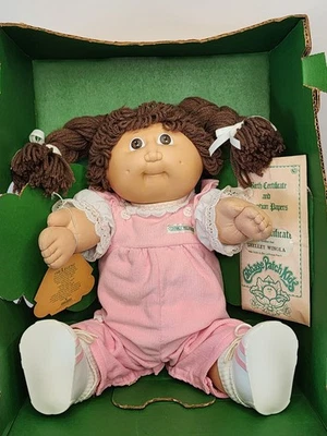 Vintage 1985 Cabbage Patch Kids Doll With Birth Certificate - Image 1 of 4