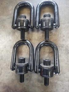 4 ADB 33107 SWIVEL HOIST RINGS, 1"-8TPI lgt 2" Thread, 10000 lb, Torque 230. - Picture 1 of 6