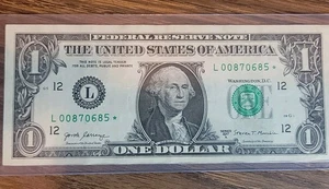 Niedrige Seriennummer Stern Schein L 00870685 ausgefallen - Bild 1 von 2