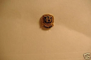 ~B. OF R.T.~45 YEARS MEMBERSHIP~ PIN~1 10 10KGF~BROTHERHOOD OF RAILROAD TRAINMEN - Picture 1 of 1