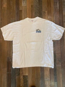 Camiseta Jerzees Alta Algodón Born to Fish Forzado a Trabajar Hombre Blanca Talla XXL - Imagen 1 de 5