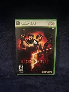 Resident Evil 5 (Xbox 360) - Complete w/ Case, Tested, VG Condition, No Manual - Picture 1 of 3