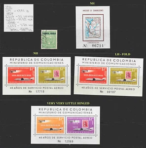 1932 1959 1960 GUATEMALA LOT AIR MAIL NEVER H , LITTLE H SCT.C91,C349-C350,C372 - Picture 1 of 1