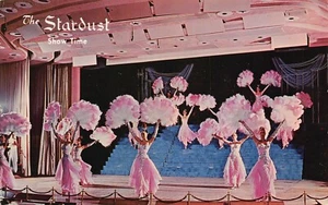 Postal Stardust Hotel Floor Show Girls Las Vegas Nevada - Imagen 1 de 2