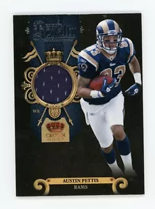 2011 Panini Crown Royal #16 Rookie Royalty Patch Austin Pettis #'d /299 Rams - Picture 1 of 2