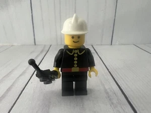 Lego Classic Town Fire - Minifigura clásica de casco de fuego blanco (firec001) - Imagen 1 de 7