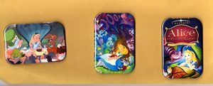 ALICE IN WONDERLAND LOT OF 3 REFRIGERATOR MAGNET 2" X 3" WITH ROUNDED CORNER - Picture 1 of 5