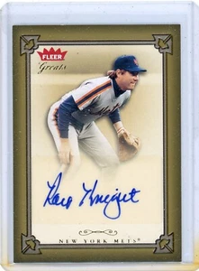 Autógrafo de béisbol Ray Knight 2004 Fleer Greats of Game Gotg tarjeta automática - Imagen 1 de 2