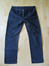 Levi Strauss Hose Jeans 501 schwarz W 40 L 34, geknöpft
