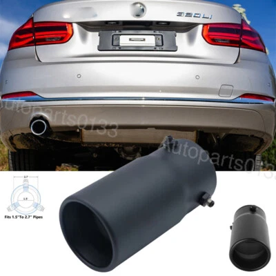 For BMW 320i 323i 325i Car Exhaust Pipe Rear Tail Throat Muffler Stainless Steel Foto 1 de 4