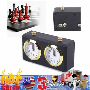 Chess Clock Alarm Chess Timer Mechanical Analog Chess Clock for Board Game Inter - Picture 1 of 8