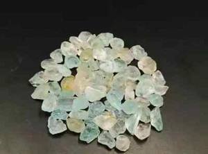 5 pezzi topazio blu pietra preziosa grezza blu cielo pezzi grezzi sciolti cristallo topazio non trattato - Foto 1 di 8