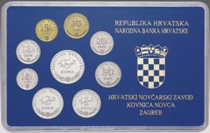 Kroatien offizieller Münzsatz Kuna und Lipa 2012. UNC Numismatischer Münzsatz - Bild 1 von 1