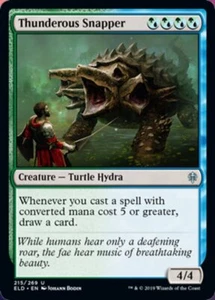 Pargo Thunderous x4 4x FOIL Throne of Eldraine casi nuevo como nuevo Magic The Gathering - Imagen 1 de 1