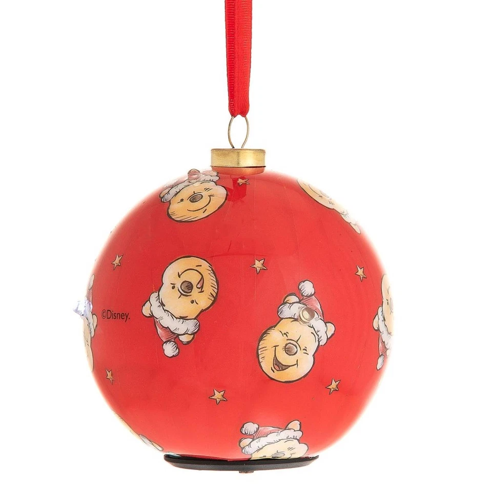 Disney Christmas By Widdop And Co LED Bauble Winnie The Pooh WDXM9660