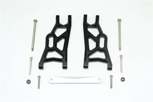 GPM Black Aluminum Front Suspension Arms for Traxxas 2WD Stampede Rustler Slash - Picture 1 of 2