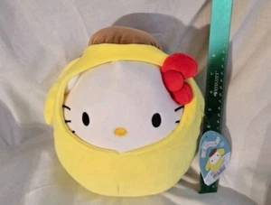 8" Hello Kitty Dressed In Yellow Pompompurin Costume Squishmallow Plush - Bild 1 von 13