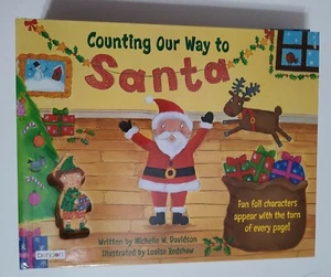 Counting Our Way to Santa By Michelle W. Davidson Foil Characters Christmas - Bild 1 von 6