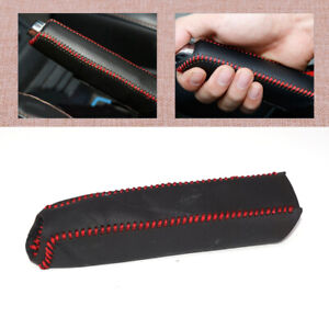 Hand Brake Red Stitching Cover Protective Sleeve Fit for Honda Civic 04-11 &