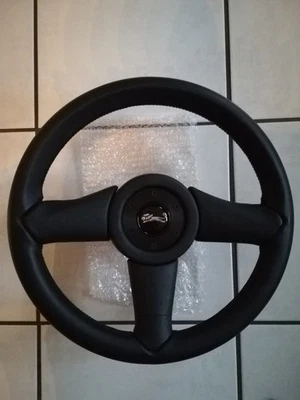 Momo Lederlenkrad Heytune Durchmesser 36 mit Narbe D35 - Bild 1 von 4