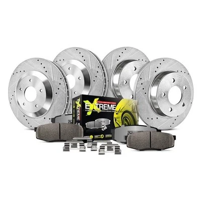 PowerStop K683-26 Brake Kit For Mitsubishi Eclipse 1994-1999 Front Rear Foto 1 de 4