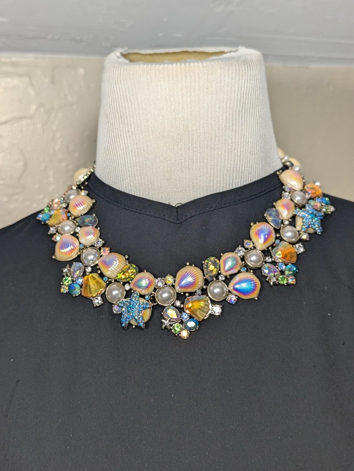 Betsey Johnson Sea Life Раковина Ювелирное Ожерелье - Изображение 1 из 4