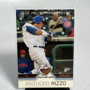 2012 MultiAd Pacific Coast League Top Prospects Anthony Rizzo #9 Rookie NM Card - Picture 1 of 7