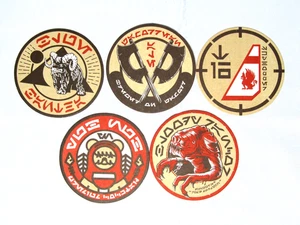 Disney World Star Wars Galaxy's Edge Ogas Cantina Set Of 5 Coasters - Picture 1 of 2